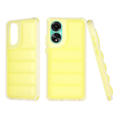 Fodral för Oppo A78 4G, Techsuit, Wave Shield, Gul