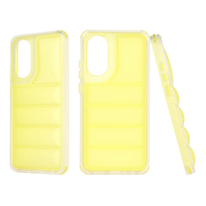 Fodral för Oppo A78 4G, Techsuit, Wave Shield, Gul