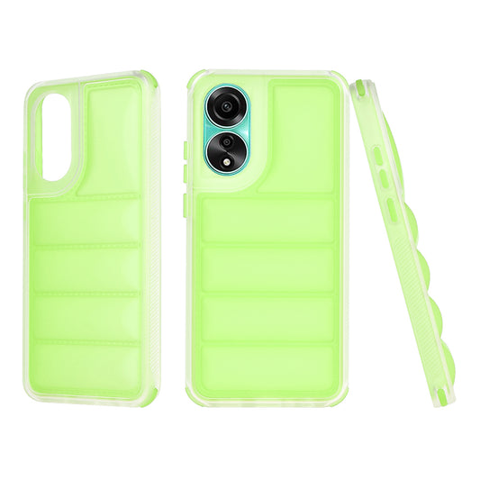 Fodral för Oppo A78 4G, Techsuit, Wave Shield, Grön