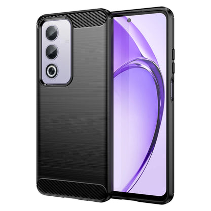 Fodral för Oppo A80, Techsuit, Kolfiber, Svart