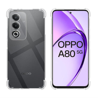Fodral för Oppo A80, Techsuit, Stötsäker Klar, Transparent