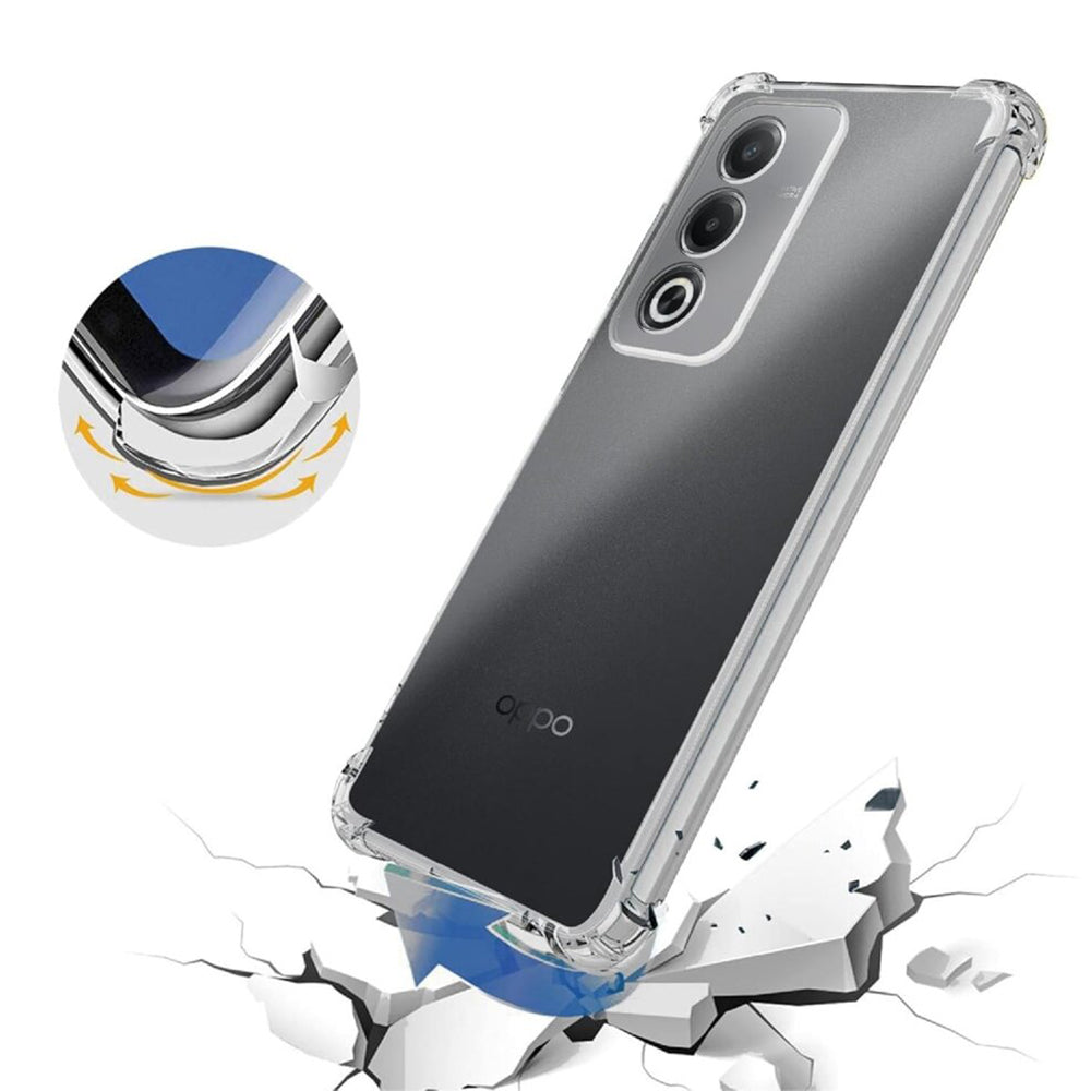 Fodral för Oppo A80, Techsuit, Stötsäker Klar, Transparent
