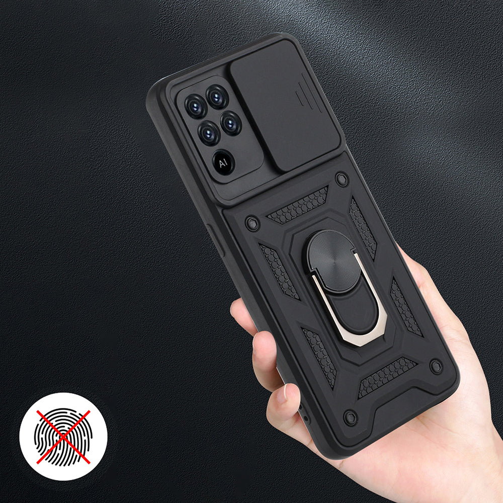 Fodral för Oppo A94 / Reno5 Lite, Techsuit, CamShield, Svart