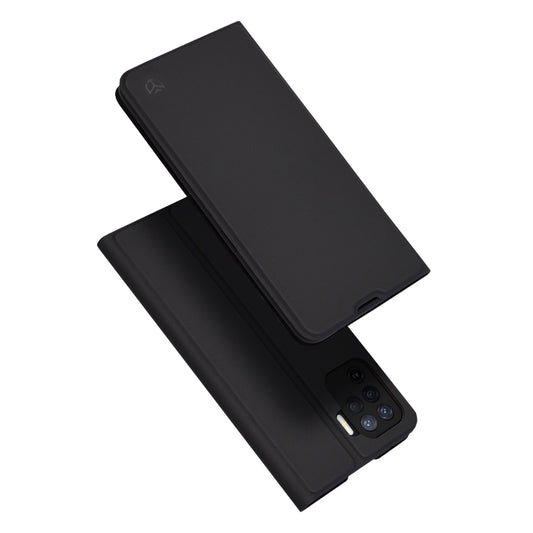 Fodral för Oppo A94 / Reno5 Lite, Techsuit, Magskin Book, Svart