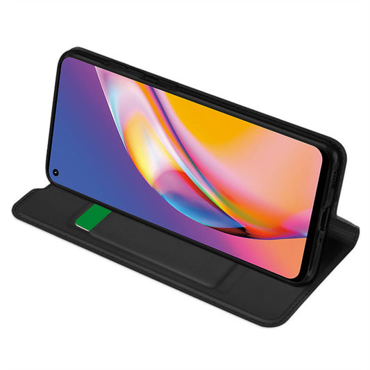 Fodral för Oppo A94 / Reno5 Lite, Techsuit, Magskin Book, Svart