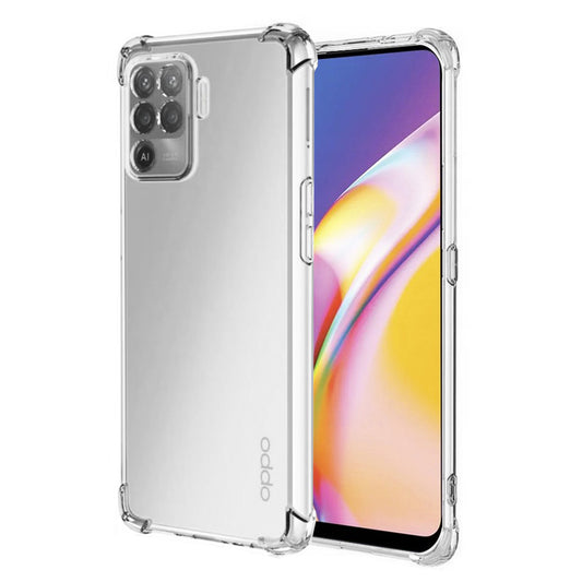Fodral för Oppo A94 / Reno5 Lite, Techsuit, Stötsäker Klar, Transparent