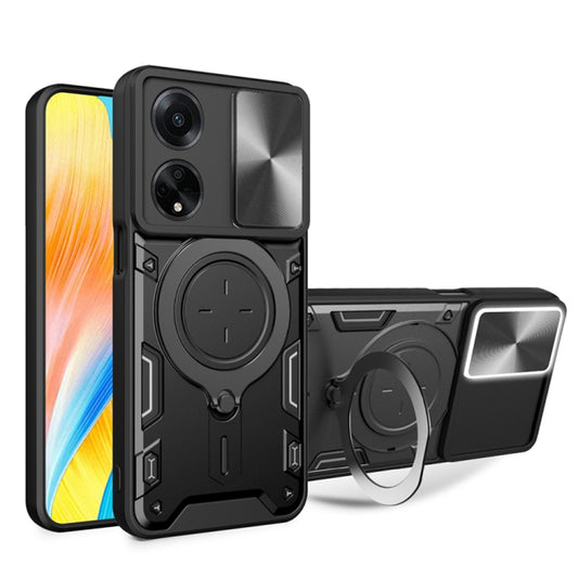 Fodral för Oppo A98, Techsuit, CamGuard Pro, Svart