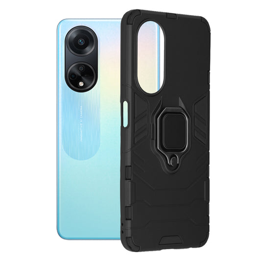 Fodral för Oppo A98, Techsuit, Shield, Svart