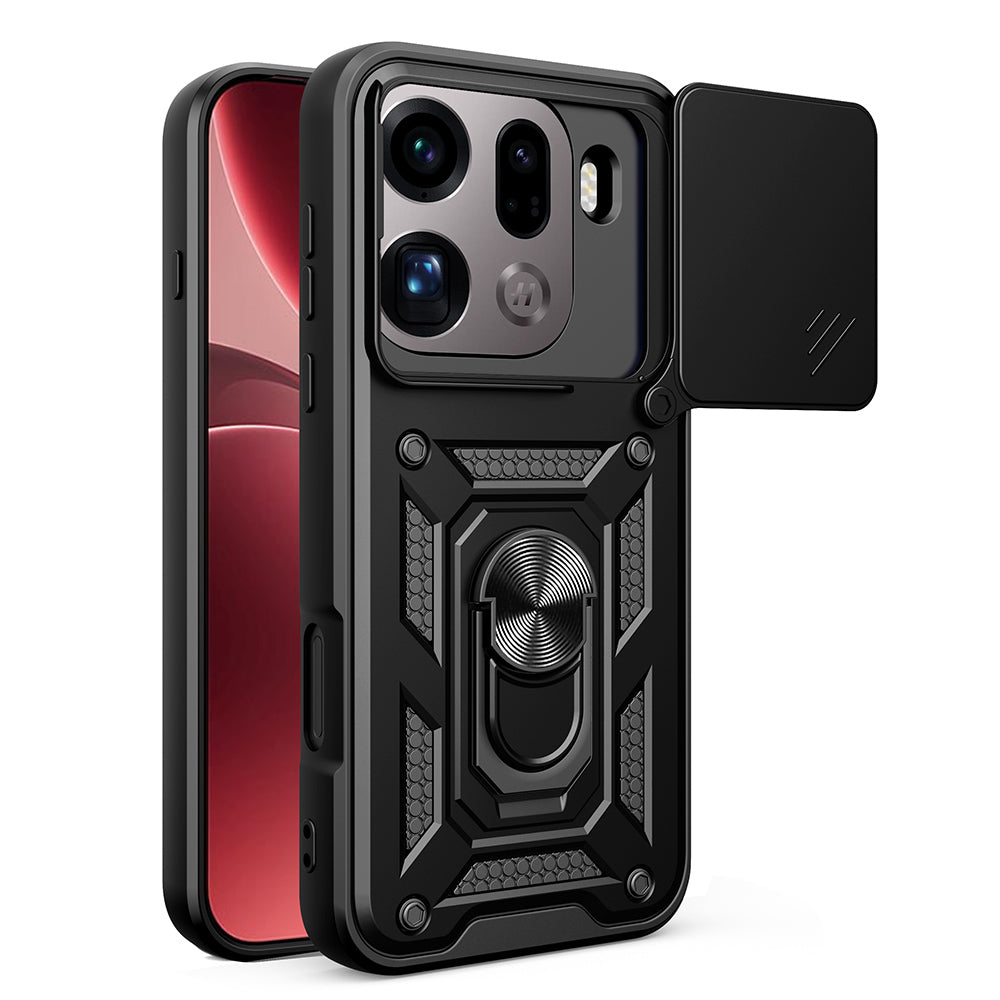 Skyddsfodral för Oppo Find X9 Pro, Techsuit, CamShield, Svart