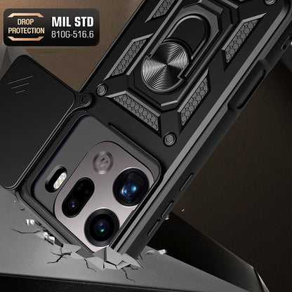 Skyddsfodral för Oppo Find X9 Pro, Techsuit, CamShield, Svart