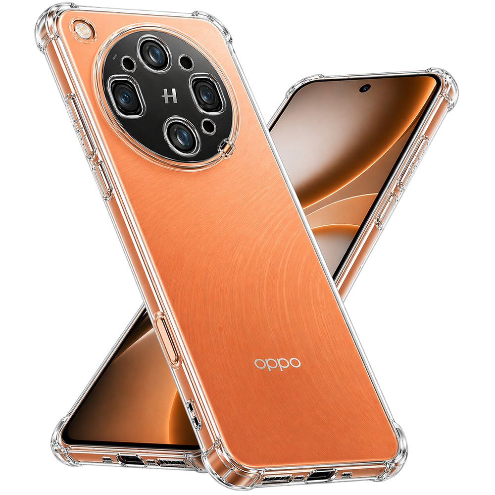 Skyddsfodral för Oppo Find X9 Ultra, Techsuit, Stötsäkert Klart, Transparent