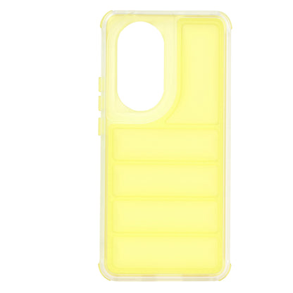 Fodral för Oppo Reno10 / Reno10 Pro, Techsuit, Wave Shield, Gul