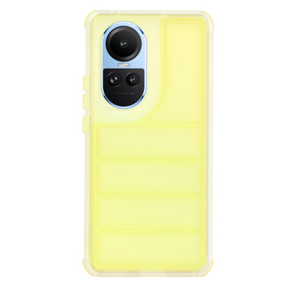 Fodral för Oppo Reno10 / Reno10 Pro, Techsuit, Wave Shield, Gul