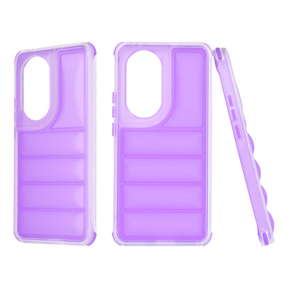 Fodral för Oppo Reno10 / Reno10 Pro, Techsuit, Wave Shield, Lila