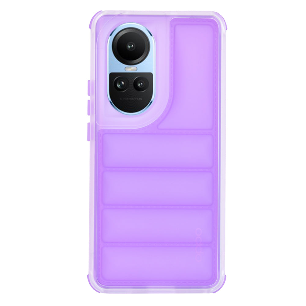 Fodral för Oppo Reno10 / Reno10 Pro, Techsuit, Wave Shield, Lila