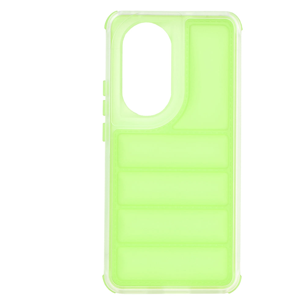 Fodral för Oppo Reno10 / Reno10 Pro, Techsuit, Wave Shield, Grön