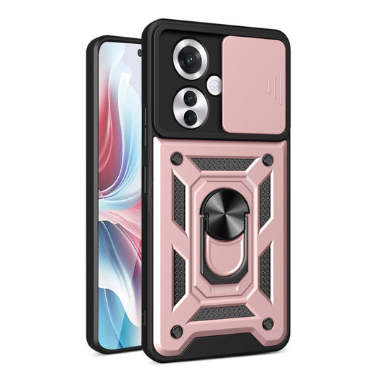Fodral för Oppo Reno11 F, Techsuit, CamShield, Rosa