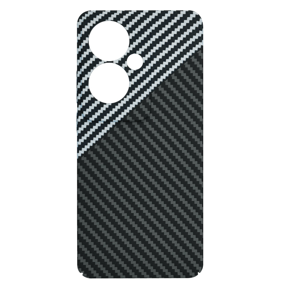 Fodral för Oppo Reno11 F, Techsuit, Carbonite FiberShell, Svart Grå