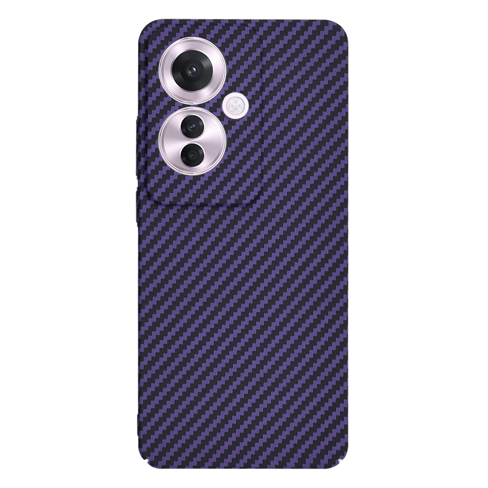 Fodral för Oppo Reno11 F, Techsuit, Carbonite FiberShell, Lila
