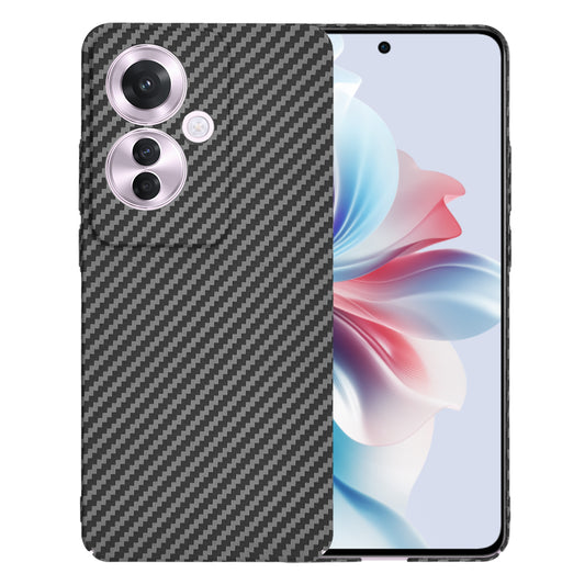 Fodral för Oppo Reno11 F, Techsuit, Carbonite FiberShell, Svart