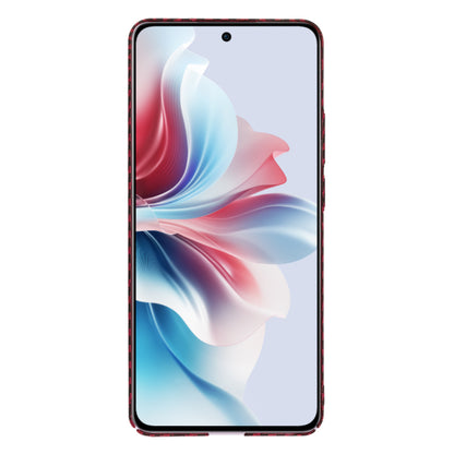 Fodral för Oppo Reno11 F, Techsuit, Carbonite FiberShell, Röd