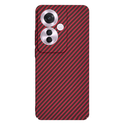 Fodral för Oppo Reno11 F, Techsuit, Carbonite FiberShell, Röd