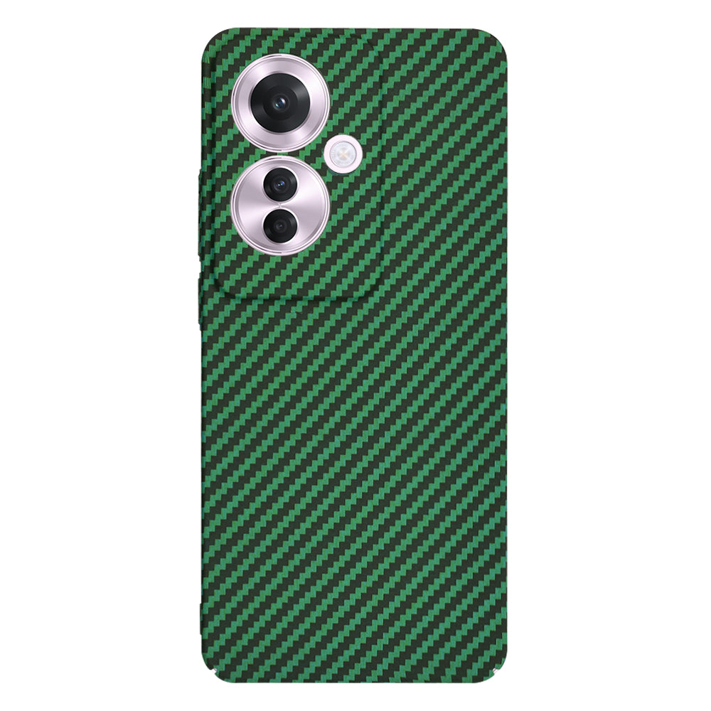Fodral för Oppo Reno11 F, Techsuit, Carbonite FiberShell, Grön