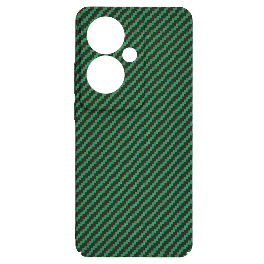 Fodral för Oppo Reno11 F, Techsuit, Carbonite FiberShell, Grön