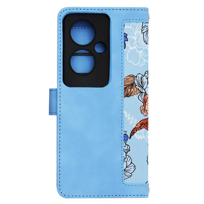 Fodral för Oppo Reno11 F, Techsuit, FlipCraft, Blå
