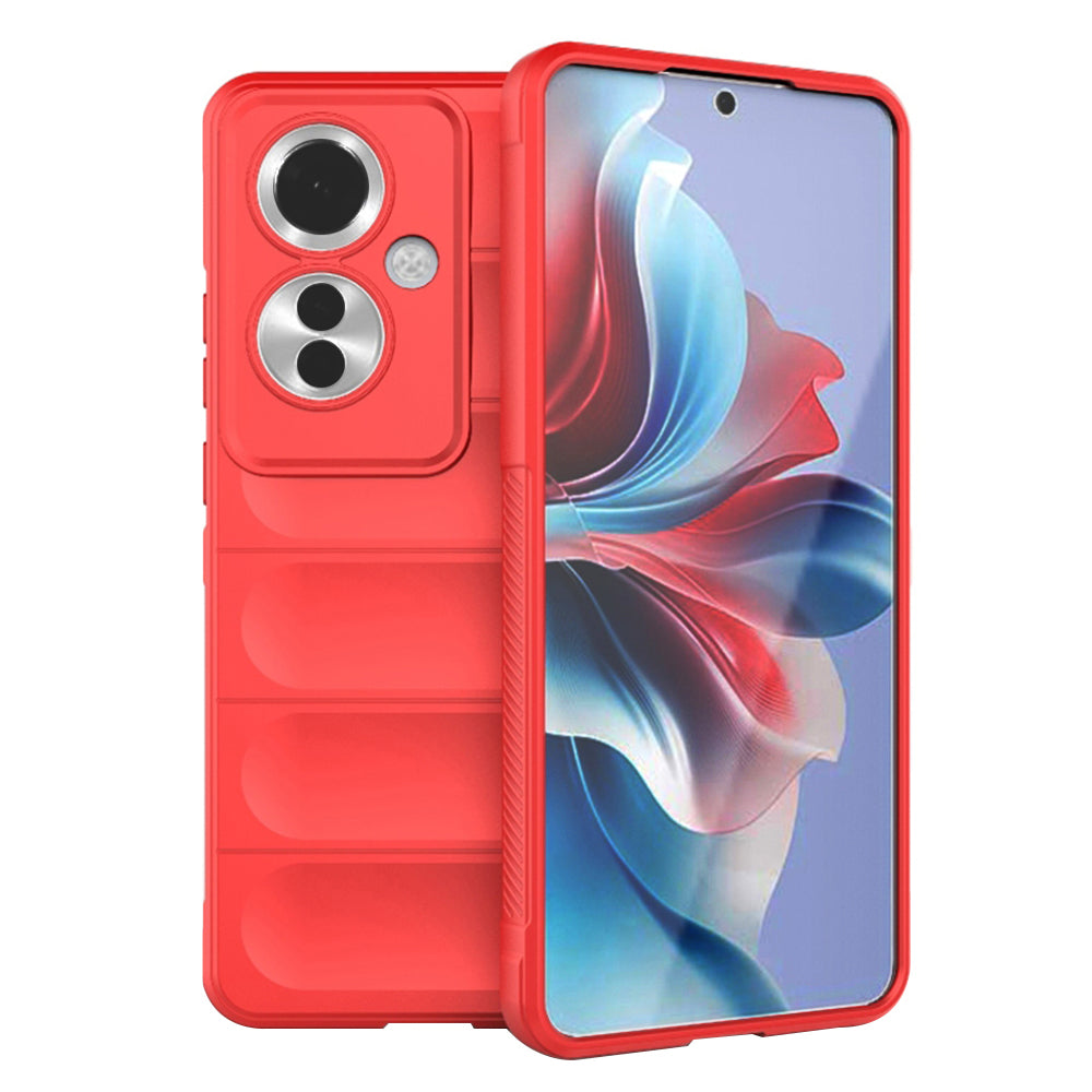 Fodral för Oppo Reno11 F, Techsuit, Magic Shield, Röd