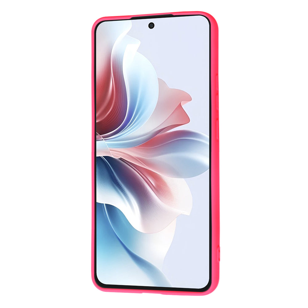 Fodral för Oppo Reno11 F, Techsuit, SoftFlex, Mörkrosa