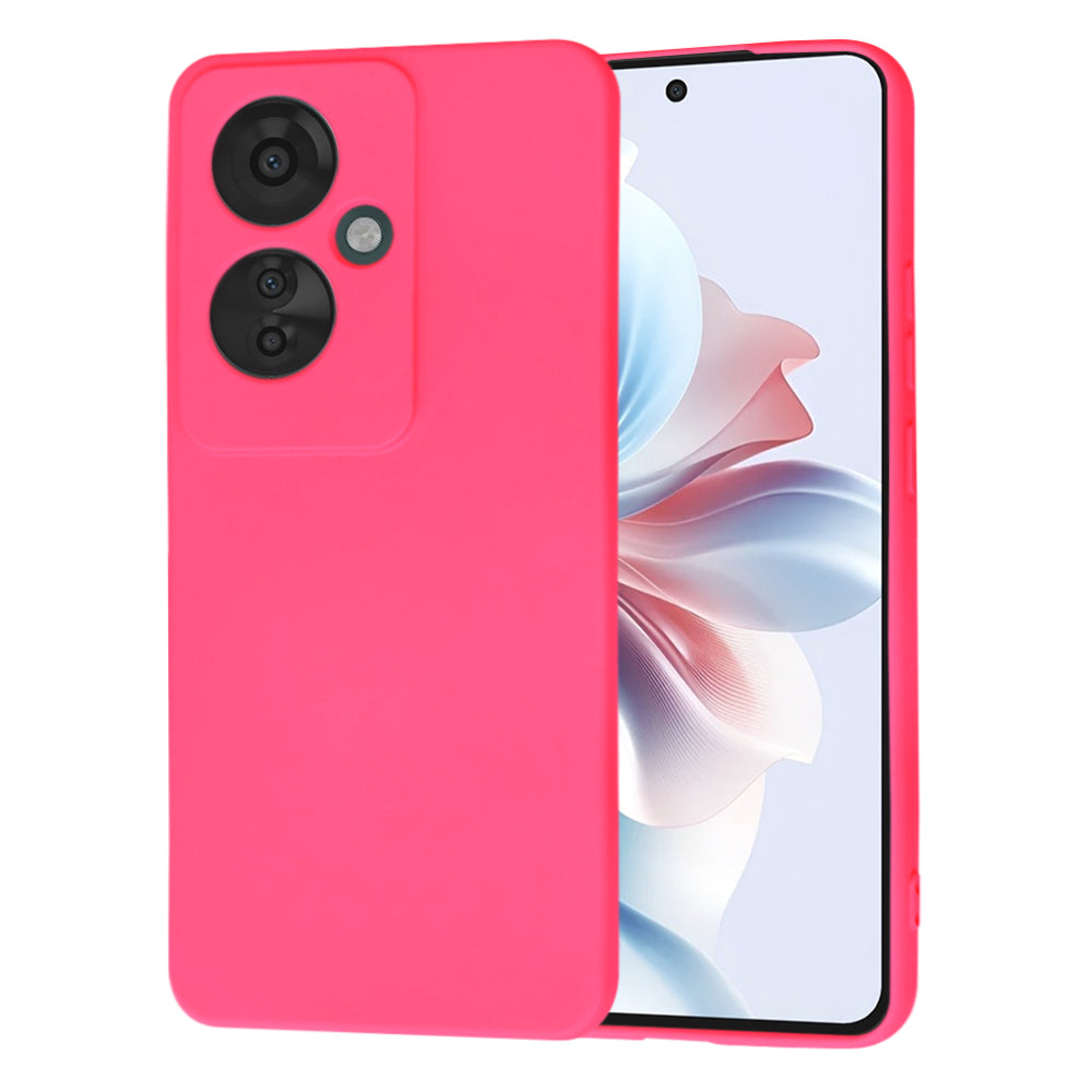 Fodral för Oppo Reno11 F, Techsuit, SoftFlex, Mörkrosa