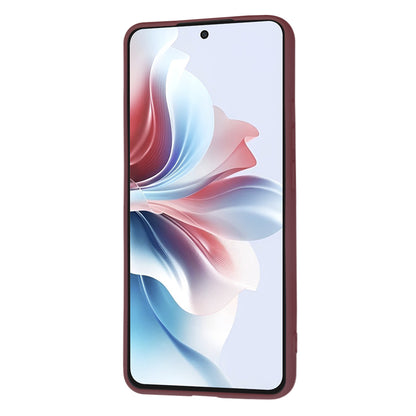 Fodral för Oppo Reno11 F, Techsuit, SoftFlex, Vinröd