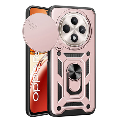 Fodral för Oppo Reno12 FS 5G / Reno12 FS 4G / Reno12 F 4G / Reno12 F, Techsuit, CamShield, Rosa