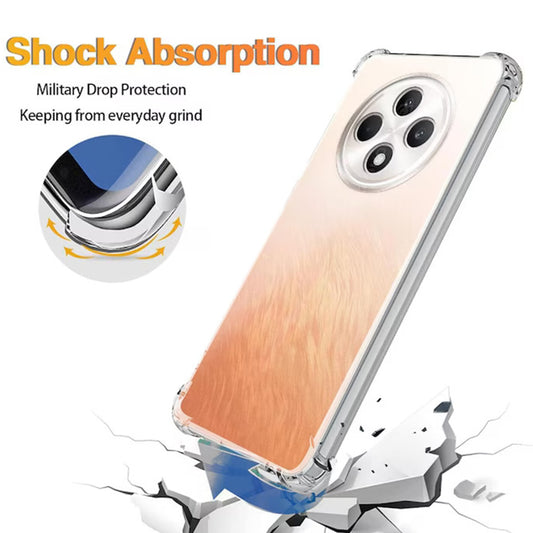 Fodral för Oppo Reno12 FS 5G / Reno12 FS 4G / Reno12 F 4G / Reno12 F, Techsuit, Stötsäker Klar, Transparent