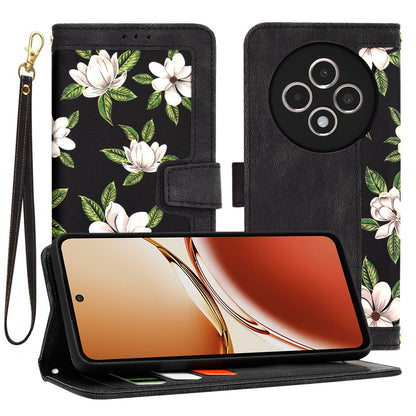 Fodral för Oppo Reno12 FS 5G / Reno12 FS 4G / Reno12 F 4G / Reno12 F, Techsuit, FlipCraft, Svart