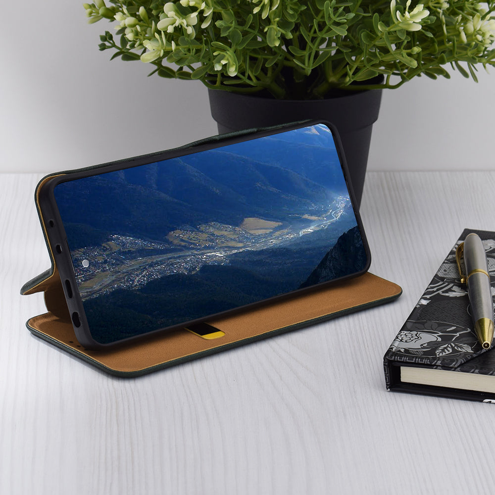 Fodral för Oppo Reno12 FS 5G / Reno12 FS 4G / Reno12 F 4G / Reno12 F, Techsuit, Safe Wallet Plus, Grön