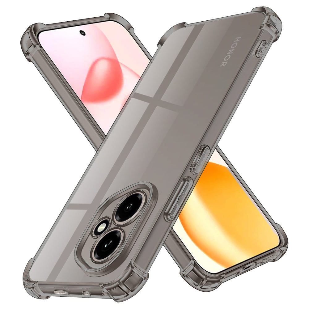 Fodral för Oppo Reno12 Pro, Techsuit, Stötsäker Klar, Rökfärgad