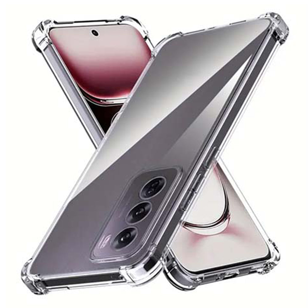 Fodral för Oppo Reno12 Pro, Techsuit, Stötsäker Klar, Transparent
