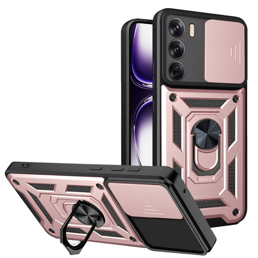 Fodral för Oppo Reno12, Techsuit, CamShield, Rosa