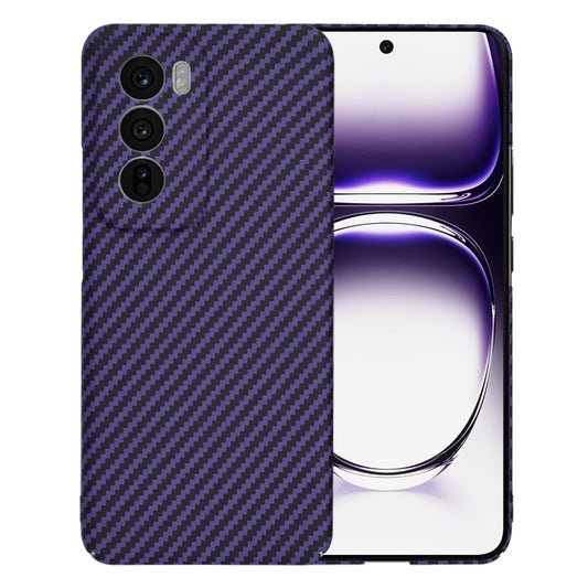 Fodral för Oppo Reno12, Techsuit, Carbonite FiberShell, Lila