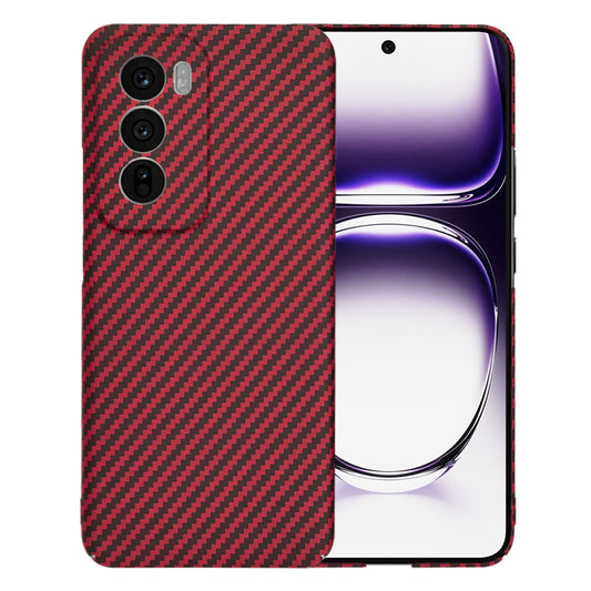 Fodral för Oppo Reno12, Techsuit, Carbonite FiberShell, Röd
