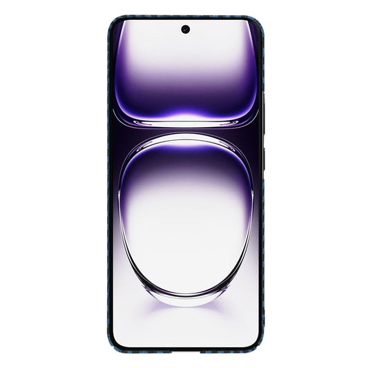 Fodral för Oppo Reno12, Techsuit, Carbonite FiberShell, Turkos