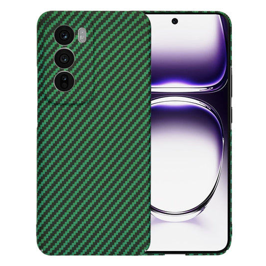 Fodral för Oppo Reno12, Techsuit, Carbonite FiberShell, Grön