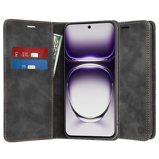 Fodral för Oppo Reno12, Techsuit, Confy, Svart