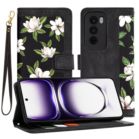 Fodral för Oppo Reno12, Techsuit, FlipCraft, Svart
