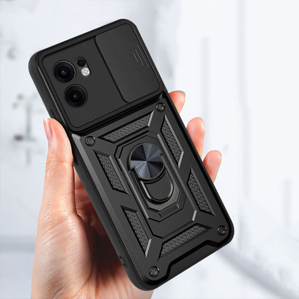 Fodral för Oppo Reno13 FS 5G / Reno13 F 4G / Reno13 F, Techsuit, CamShield, Rosa