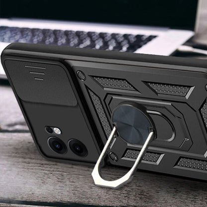 Fodral för Oppo Reno13 FS 5G / Reno13 F 4G / Reno13 F, Techsuit, CamShield, Grön