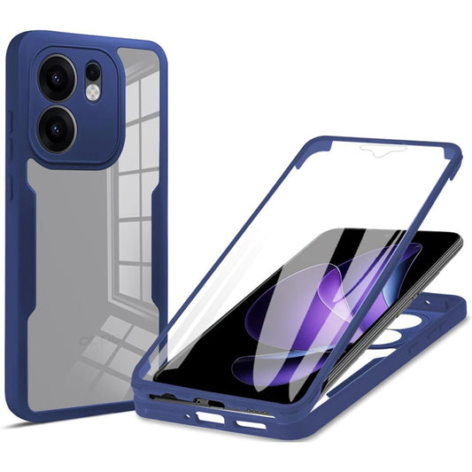 Fodral för Oppo Reno13 FS 5G / Reno13 F 4G / Reno13 F, Techsuit, ColorVerse 360, Blå