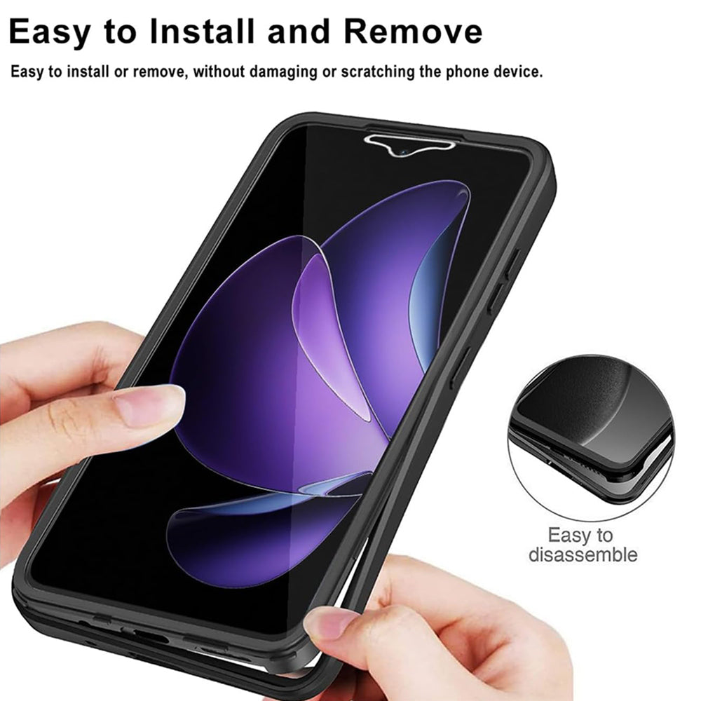 Fodral för Oppo Reno13 FS 5G / Reno13 F 4G / Reno13 F, Techsuit, ColorVerse 360, Lila